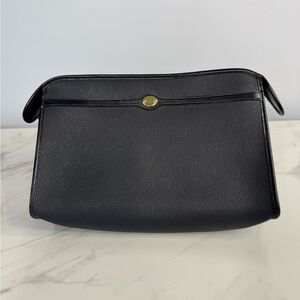 Dior Vintage PVC Canvas Honeycomb Toiletry Pouch